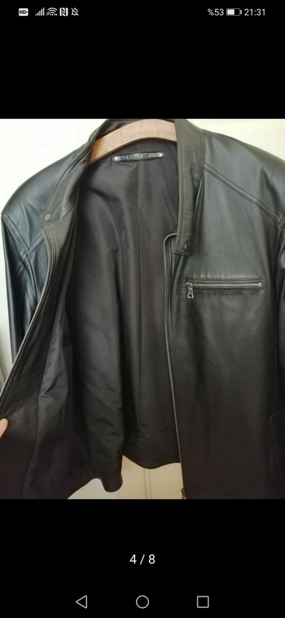 Erkek Deri Ceket - Görsel 5