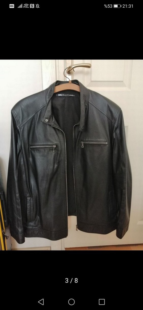 Erkek Deri Ceket - Görsel 3