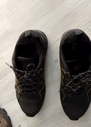 Siyah Bağcıklı Erkek Outdoor Spor Ayakkabı - Görsel 3