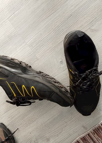 Siyah Bağcıklı Erkek Outdoor Spor Ayakkabı - Görsel 2