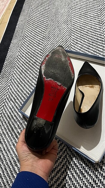 37 Beden Siyah stiletto