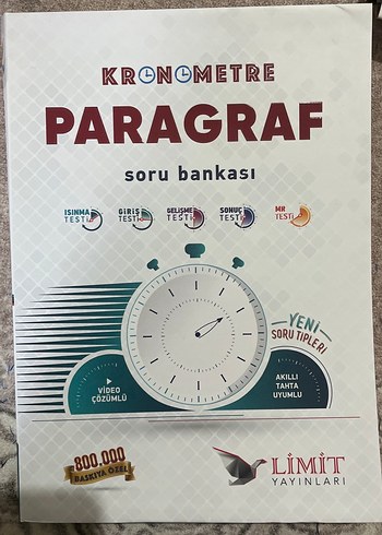 Kronometre Paragraf Soru Bankası - Limit Yayınları