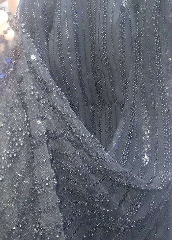 İşlemeli Siyah Boncuklu Gotik Kadın El Zinciri - Görsel 2