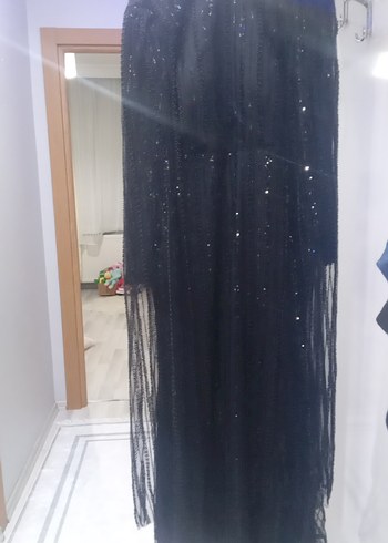 İşlemeli Siyah Boncuklu Gotik Kadın El Zinciri - Görsel 5