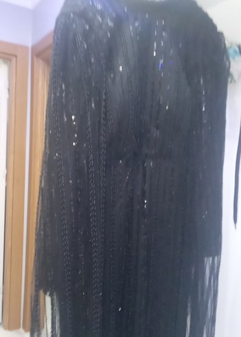 İşlemeli Siyah Boncuklu Gotik Kadın El Zinciri - Görsel 3