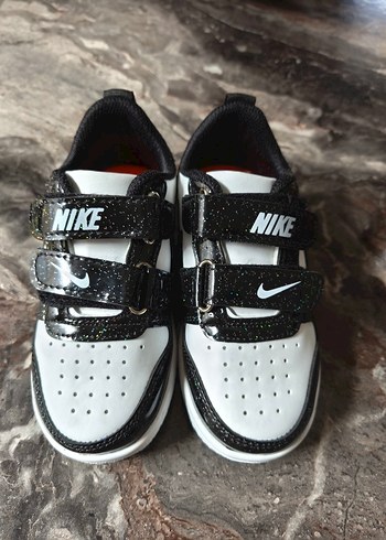 Renkli Desenli Beyaz kız çocuk Spor Ayakkabı - Görsel 4