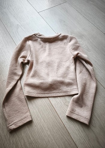 Kız Çocuk Bej Triko Kazak - Görsel 3