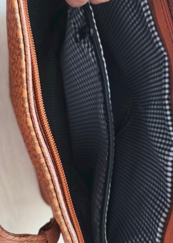 Michael Kors Kahverengi Deri Kadın Çanta - Görsel 5