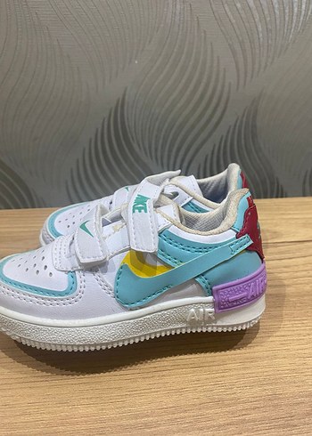 Çok Renkli Kız Çocuk Spor Ayakkabı Velcro