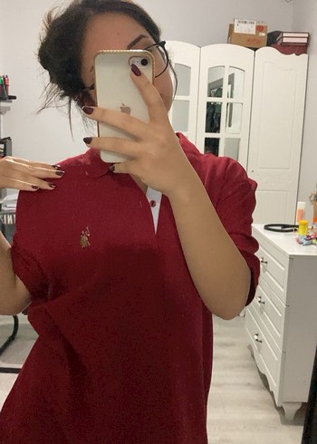 Kırmızı Unisex Polo Tişört