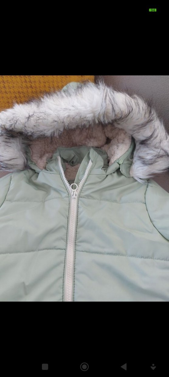 Kız Çocuk  Kapüşonlu Kaban - Görsel 3