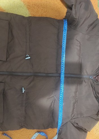 Kahverengi Fermuarlı Kadın Kışlık Mont - Görsel 4