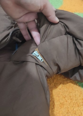 Kahverengi Fermuarlı Kadın Kışlık Mont - Görsel 7