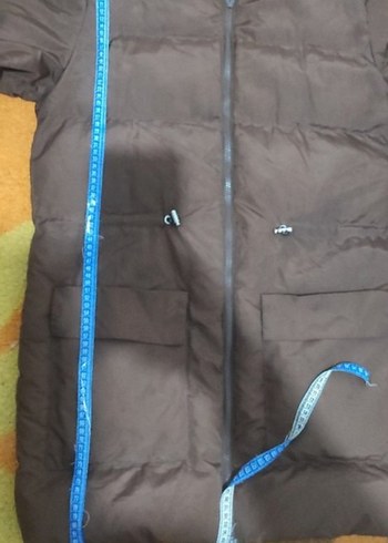 Kahverengi Fermuarlı Kadın Kışlık Mont - Görsel 8