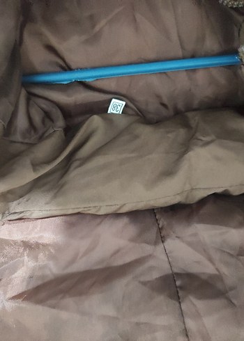 Kahverengi Fermuarlı Kadın Kışlık Mont - Görsel 6