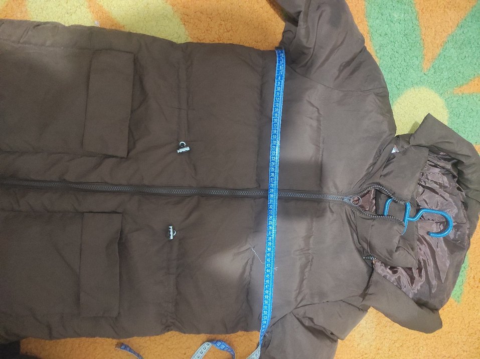 Kahverengi Fermuarlı Kadın Kışlık Mont - Görsel 4