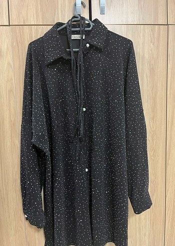 Siyah Puantiyeli Kadın Takım Elbise - Görsel 10