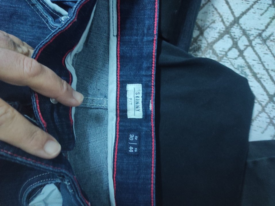 Gri Düğmeli Kadın Midi Kot Pantolon - Görsel 5