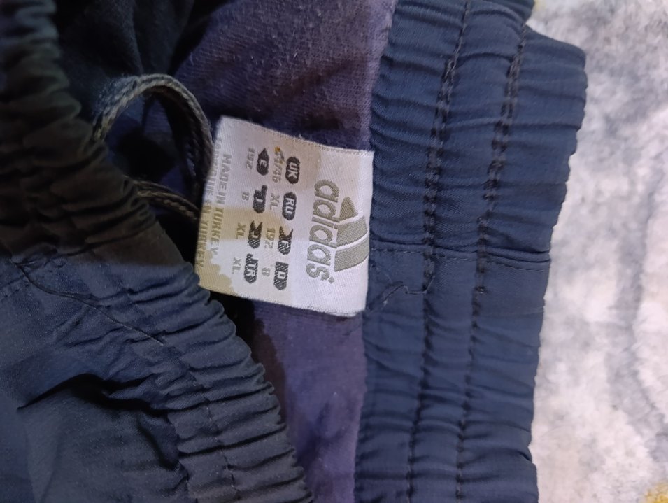 Orijinal Adidas Lacivert Üç Çizgili Eşofman Altı Grunge Y2k — görsel 3/4