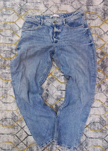 Zara Mavi Jeans Y2k Casual