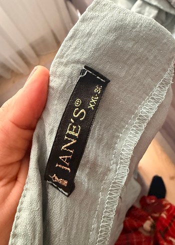 Diğer Gri Keten Salaş Hamile Tulum
