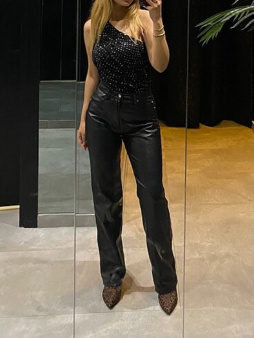 Deri Pantolon H&M