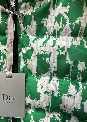 Dior Yeşil Baskılı Erkek Çocuk Mont