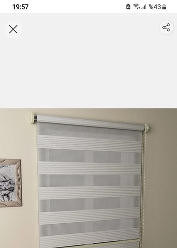 Gri Beyaz Çizgili Modern Perde 80eni200boyu - Görsel 3