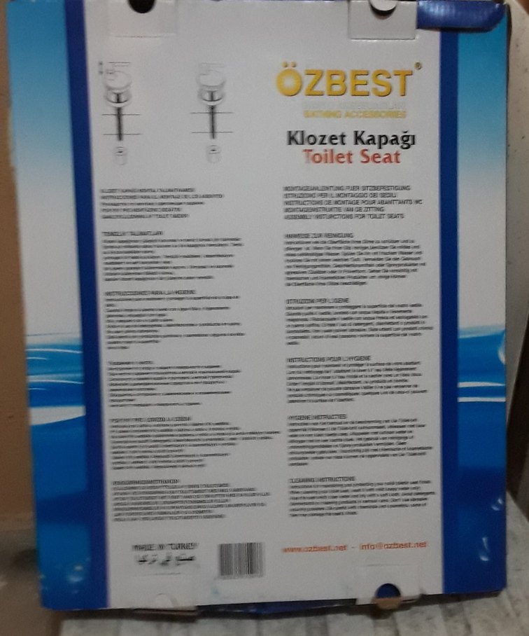 Özbest Beyaz Klozet Kapağı - Görsel 3