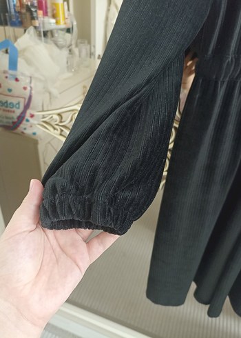 xl Beden Siyah Uzun Kollu Bol Kesim Kadın Hırka