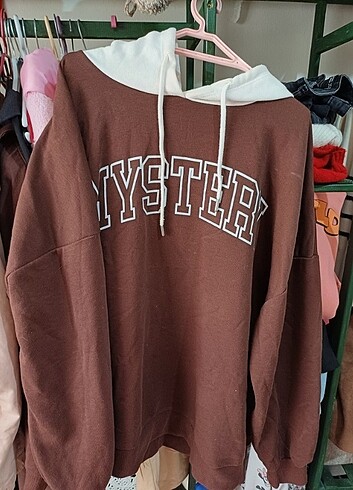 xxl Beden kahverengi Renk Sweatshirt