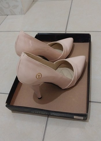 Pudra Stiletto Kadın Ofis Ayakkabısı