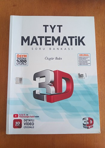TYT Matematik Soru Bankası 3D Yayınları