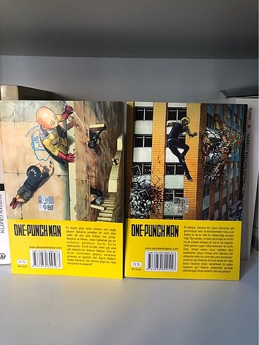  One Punch Man 1 + 2 / Tek Yumruk 1. 2. Cilt Manga
