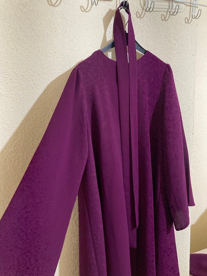 Kadın Mor Uzun Kollu Salaş takım - Görsel 2