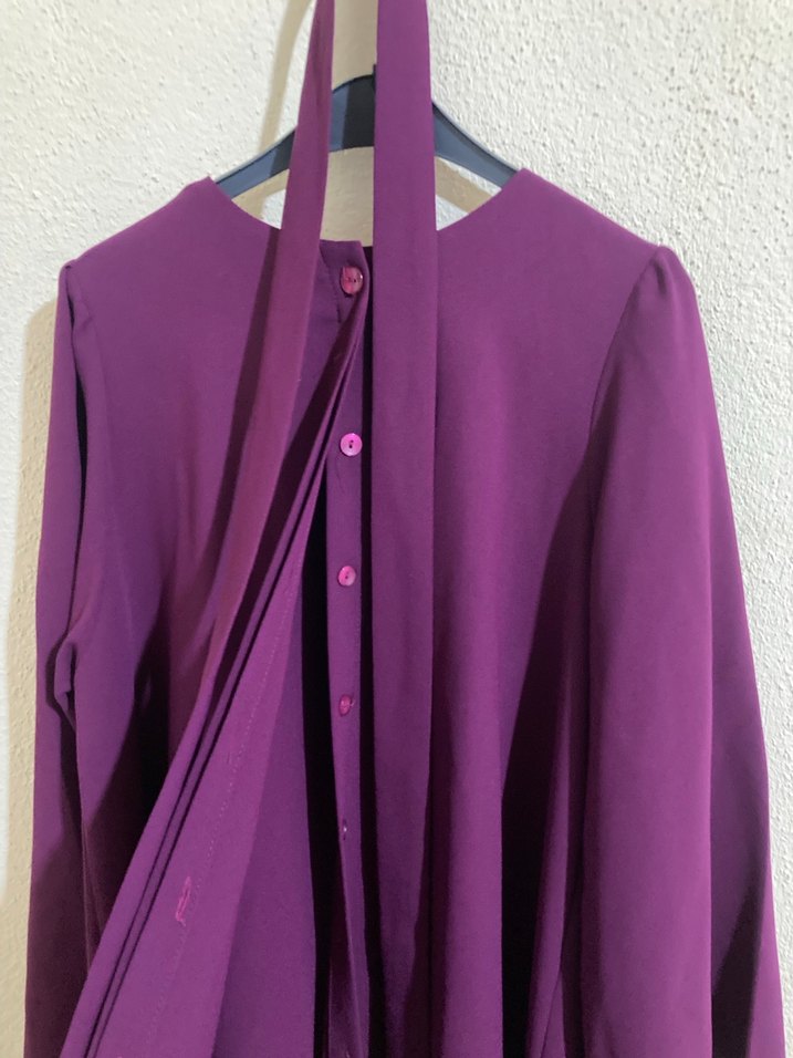 Kadın Mor Uzun Kollu Salaş takım - Görsel 3