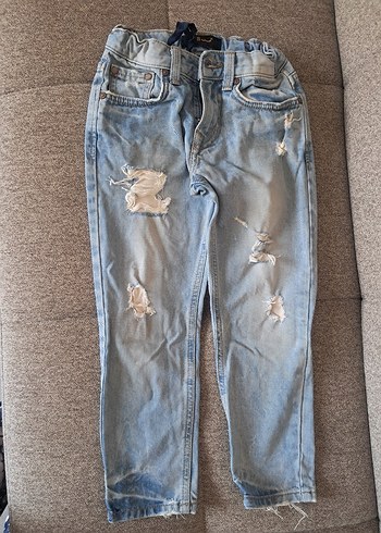 Erkek Çocuk Bol Kesim Denim Pantolon
