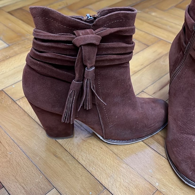 Kadife kumak topuklu boy - Görsel 2