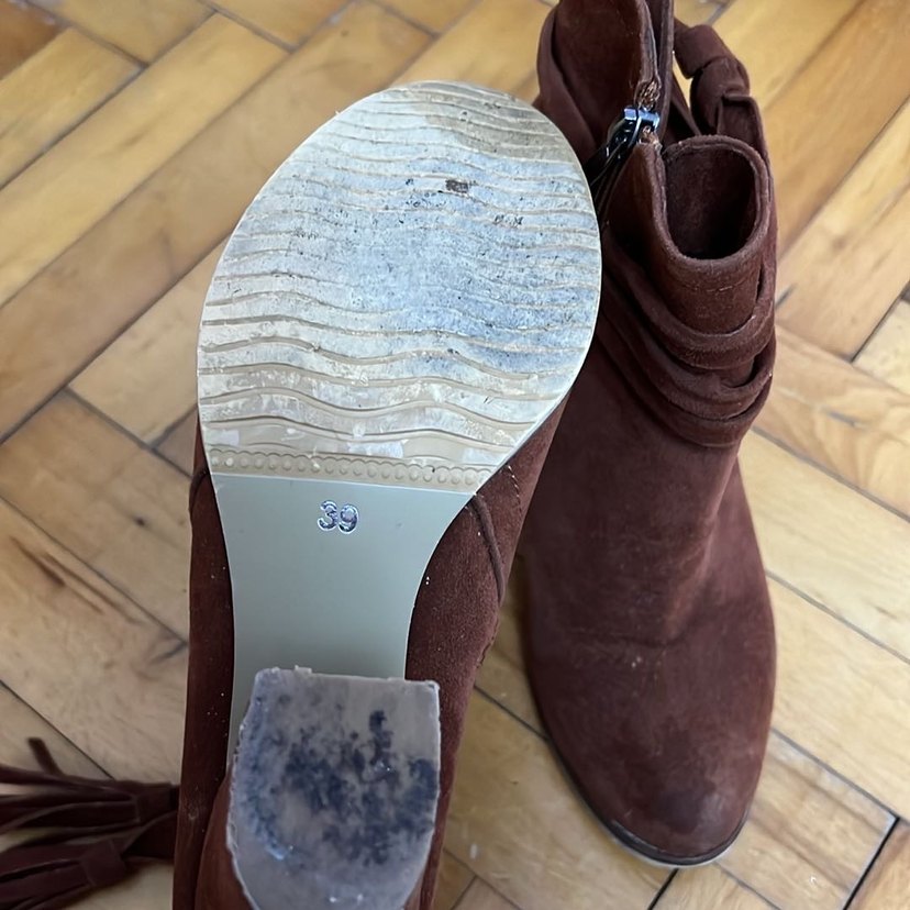 Kadife kumak topuklu boy - Görsel 4