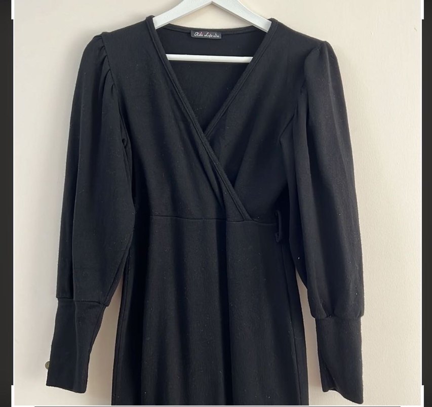 Siyah elbise - Görsel 3