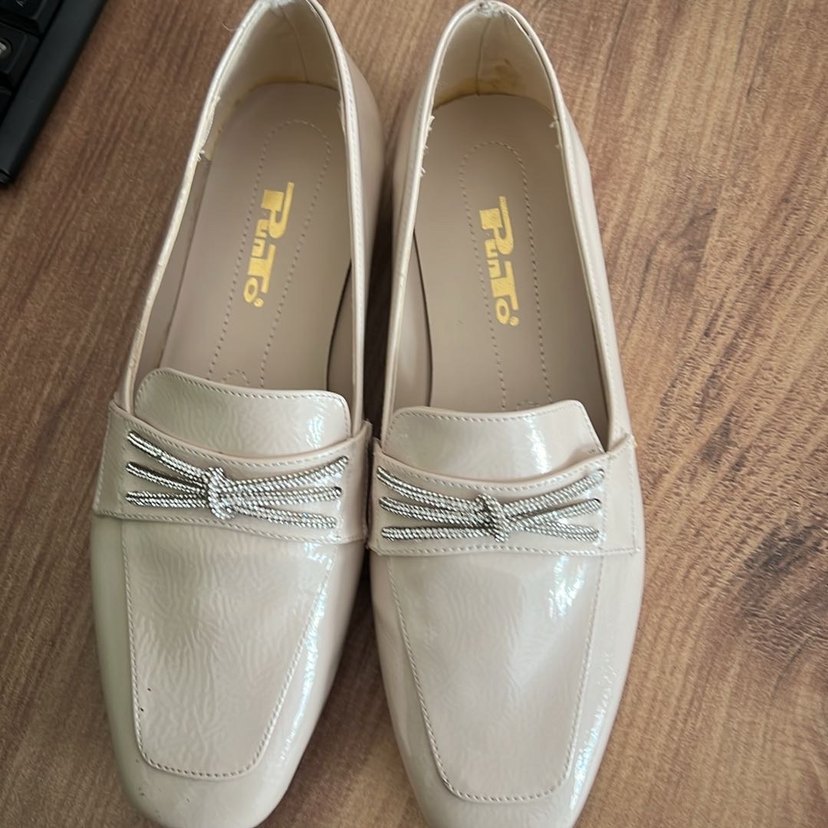 Bej Parlak Tokalı Kadın Klasik  baber - Görsel 2