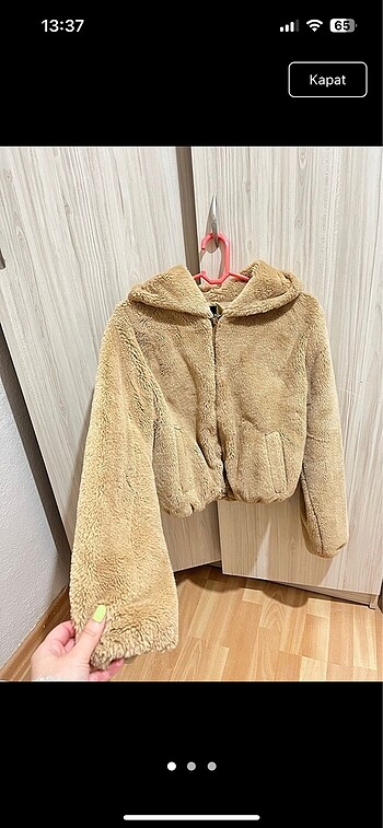 Peluş mont