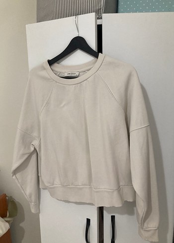 Bej Kadın Oversize  Sweatshirt - Görsel 3