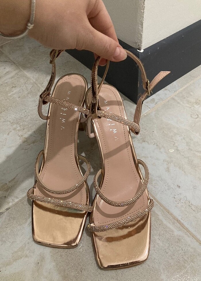 Şık topuklu ayakkabı - Görsel 5