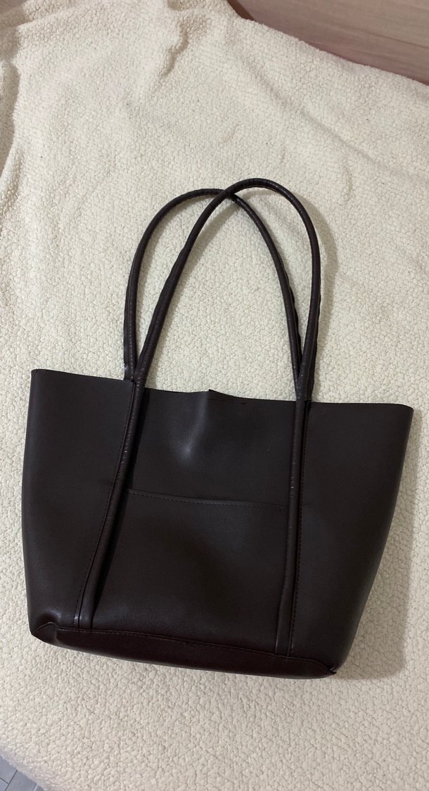 Kahverengi Deri Kadın Çanta - Görsel 2