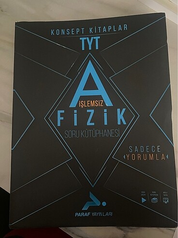 Paraf yayınları TYT fizik işlemsiz