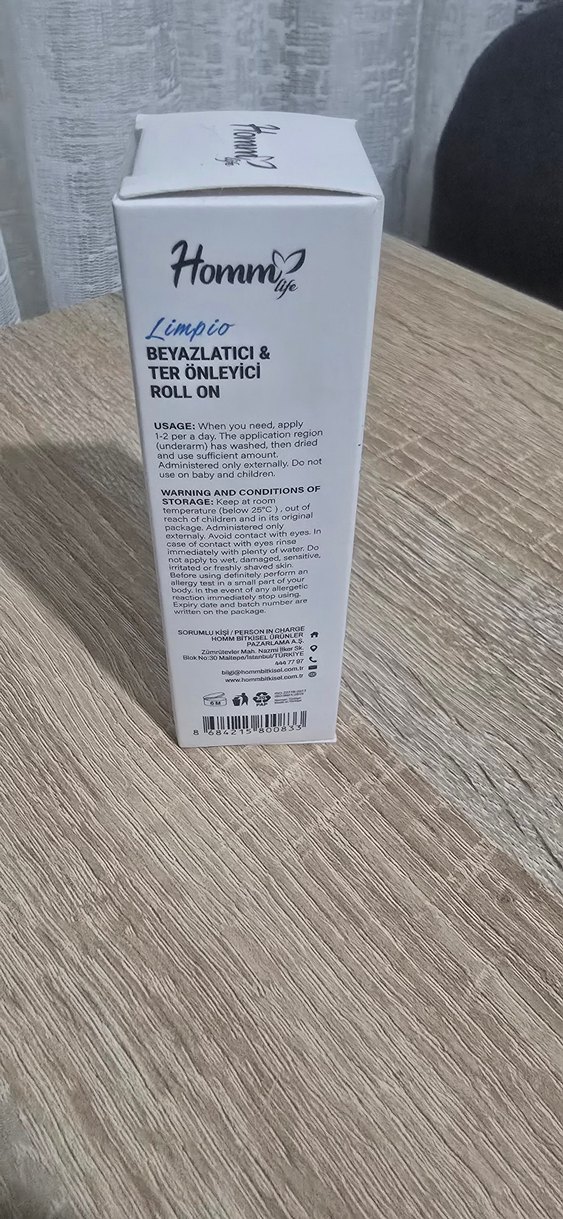 Hommy Life Beyazlatıcı ve Ter Önleyici Roll-On - Görsel 2