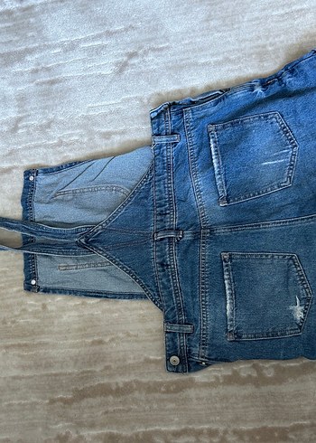 Bershka Kot Kısa Tulum Salopet