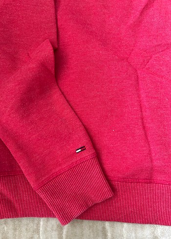 s Beden Tommy Hilfiger Pembe Kapüşonlu Sweatshirt