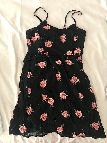 çiçekli yazlık mini elbise